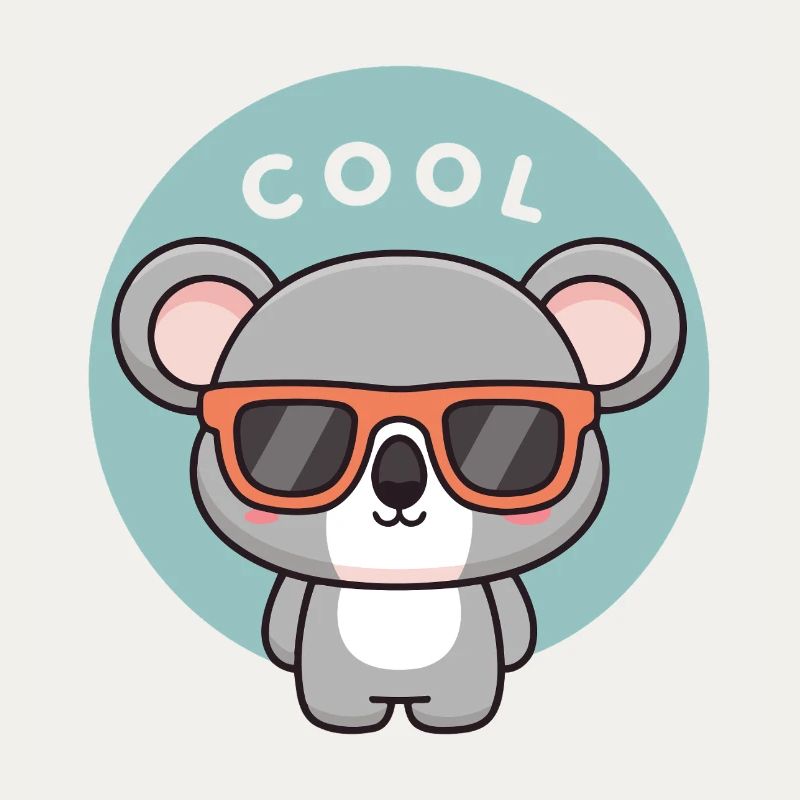 Koala Coole Bunte Gläser