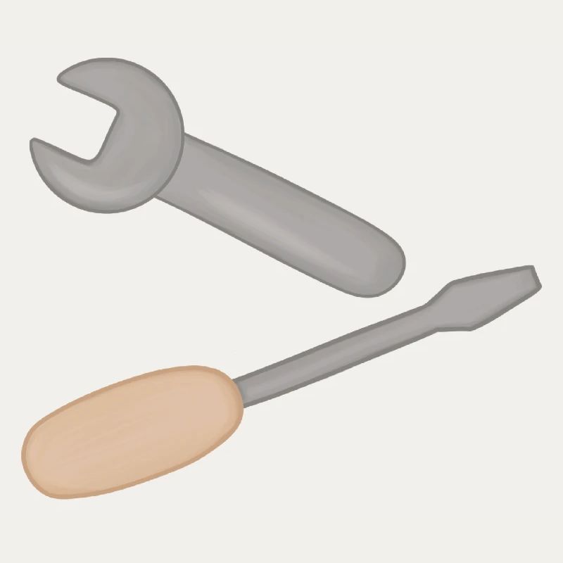 Duo d’outils : clé et tournevis