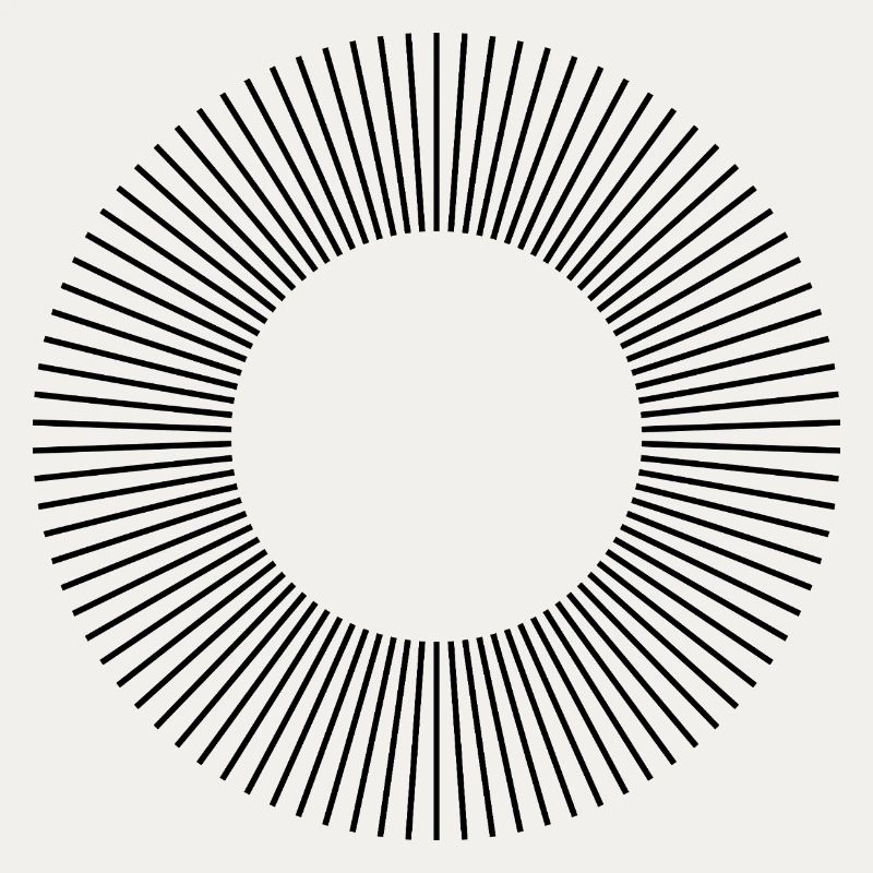 lines circle composition design