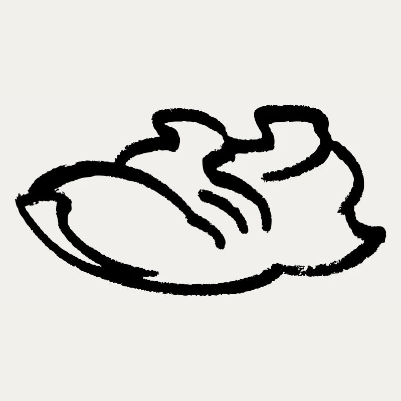 Contour de la chaussure de course