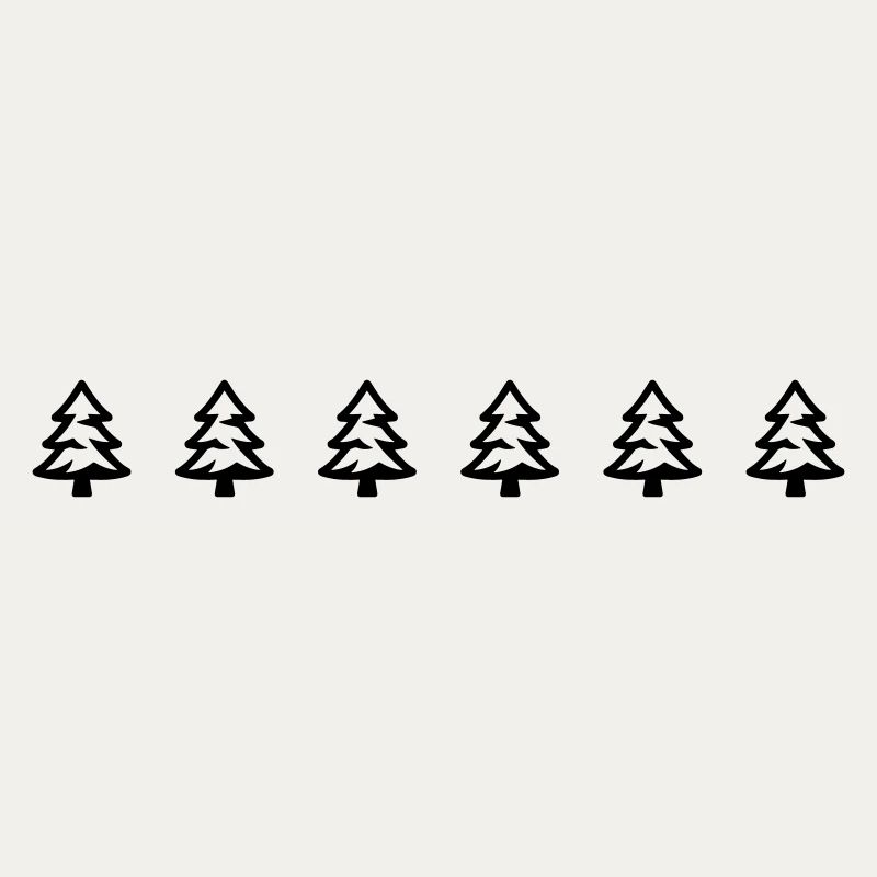 Fir tree icon forest