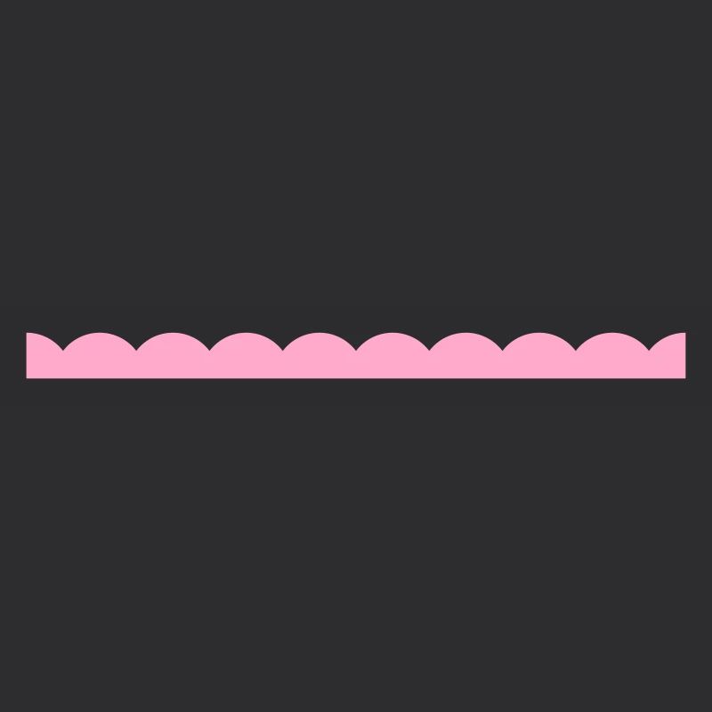 pink ornamental edge