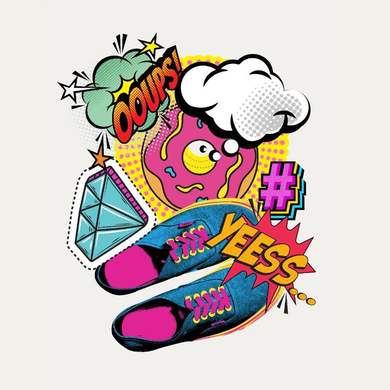 JAWOHL! - Bunte Pop-Art- und Comic-Explosion