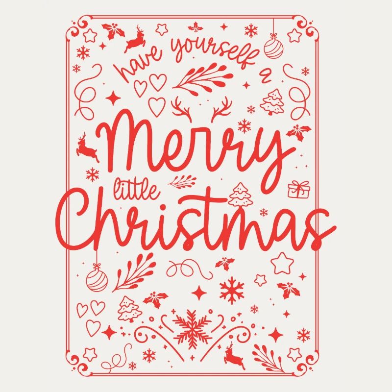 Joyeux Noël Script Rouge
