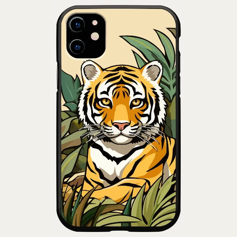 Tiger Dschungel Farbexplosion