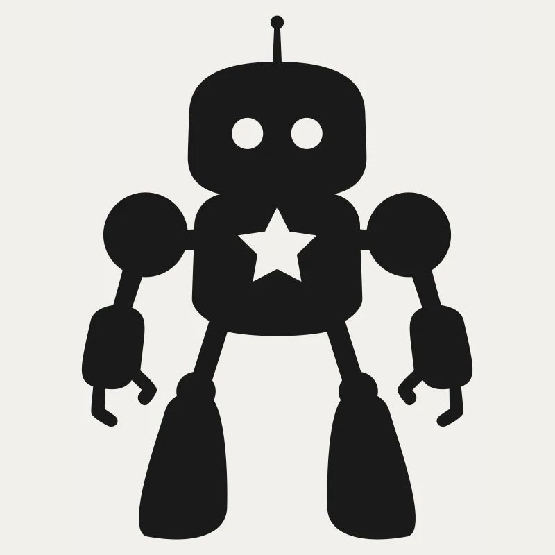 Robot avec Star AI Science-Fi Nerd