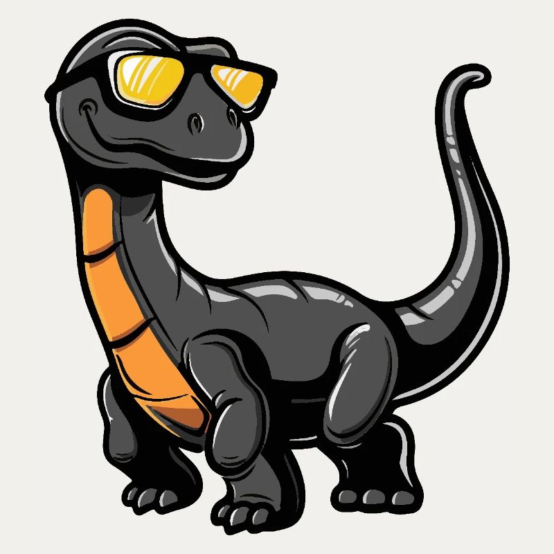 Dinosaurier brontosaurus Cool Comic