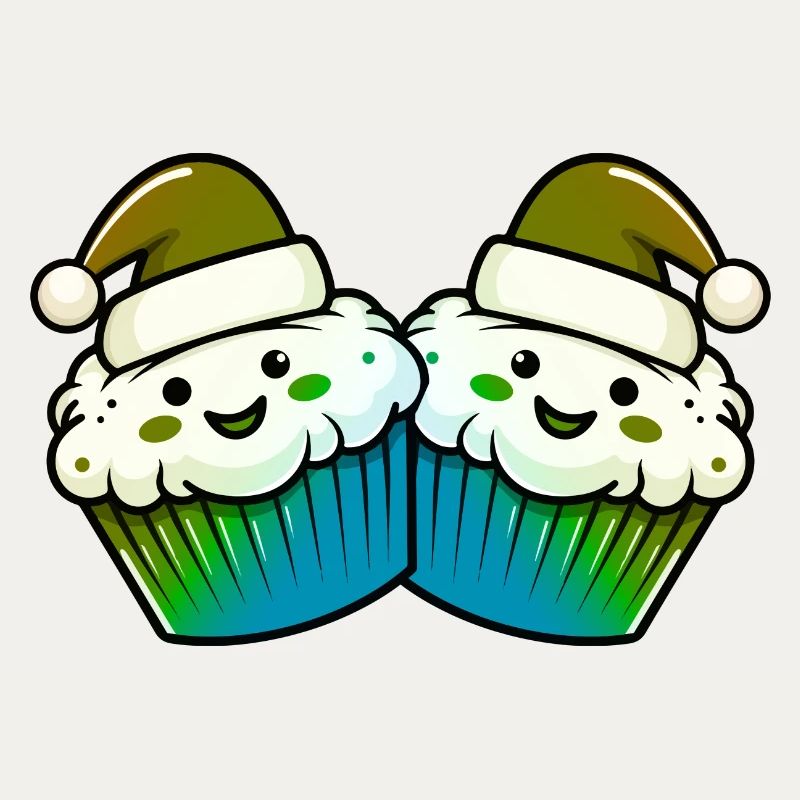 Cuisson du gâteau Muffin Noël