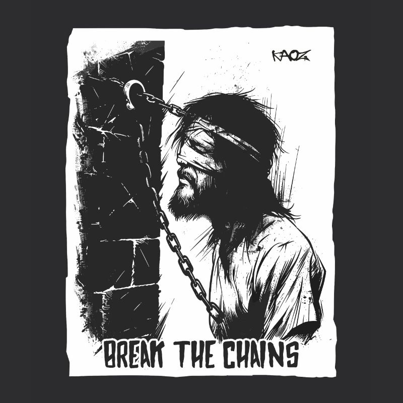Suffering man, break the chains
