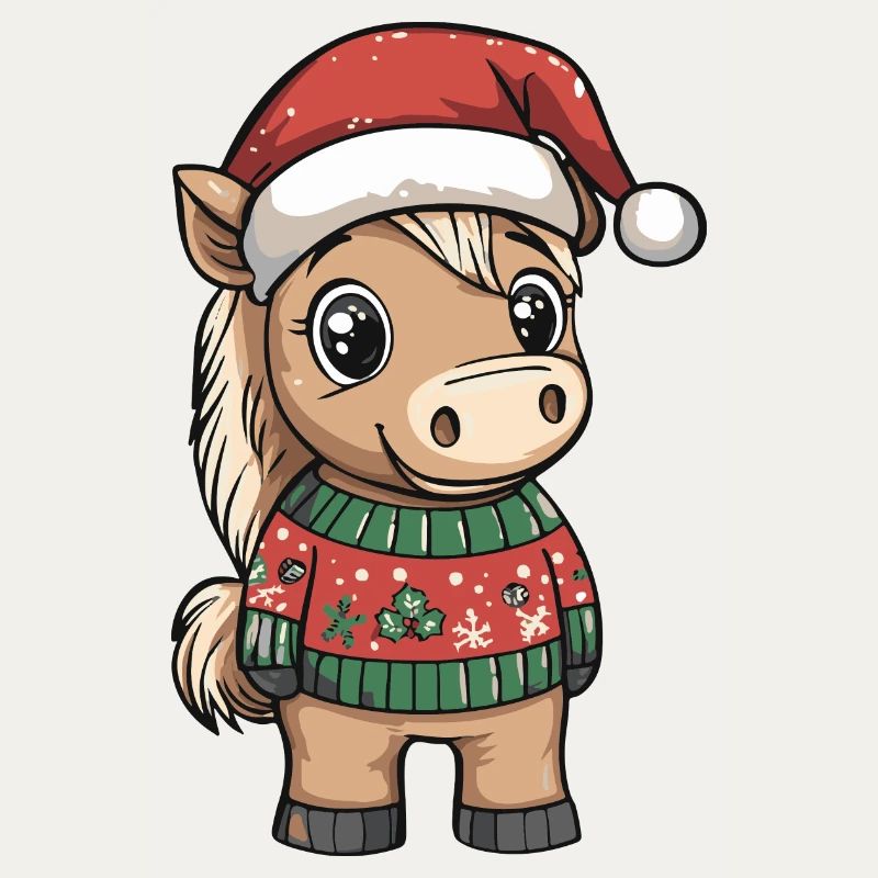Cheval Noël Bande dessinée