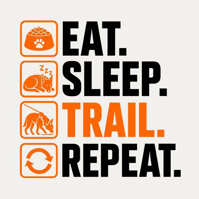 Répéter le sentier Manger Sommeil