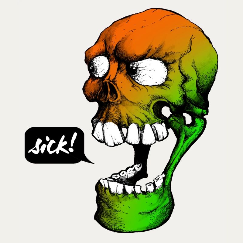 Psychedelic Skull