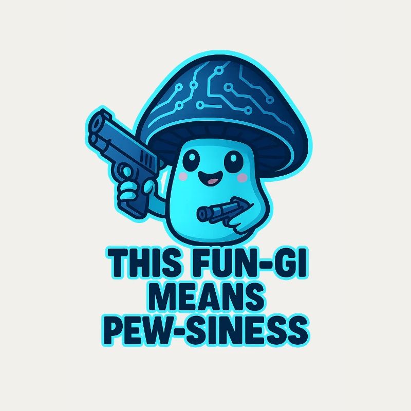 Champignon Fun-Gi Pew Pew Kawaii