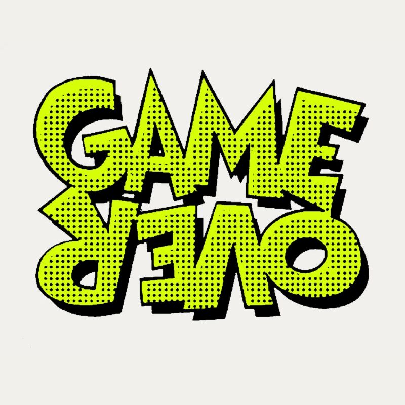 Game Over Retro-Pixel-Design