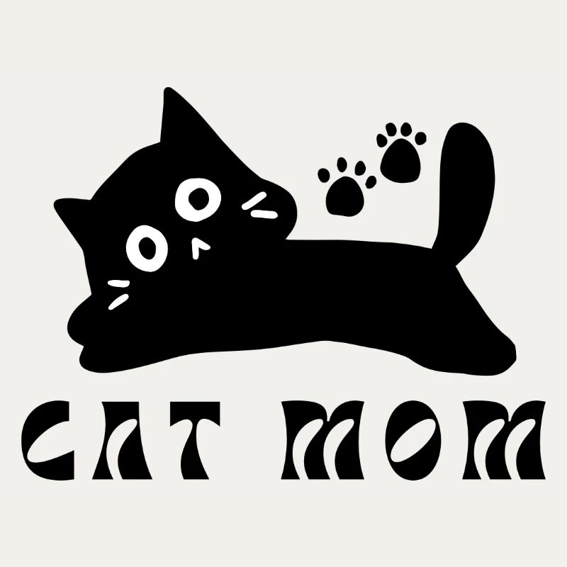 Minimalistisches Katzengesicht