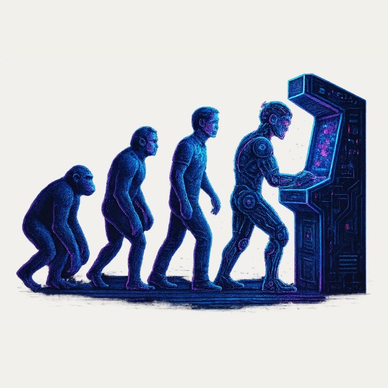 Arcade Human Evolution