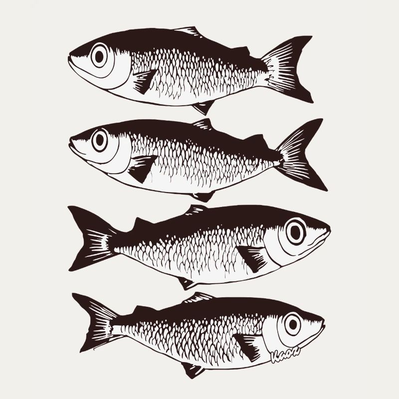 Stylised Fish Pattern 
