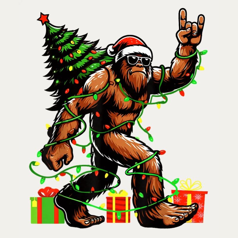 Bigfoot Weihnachtslicht-Held