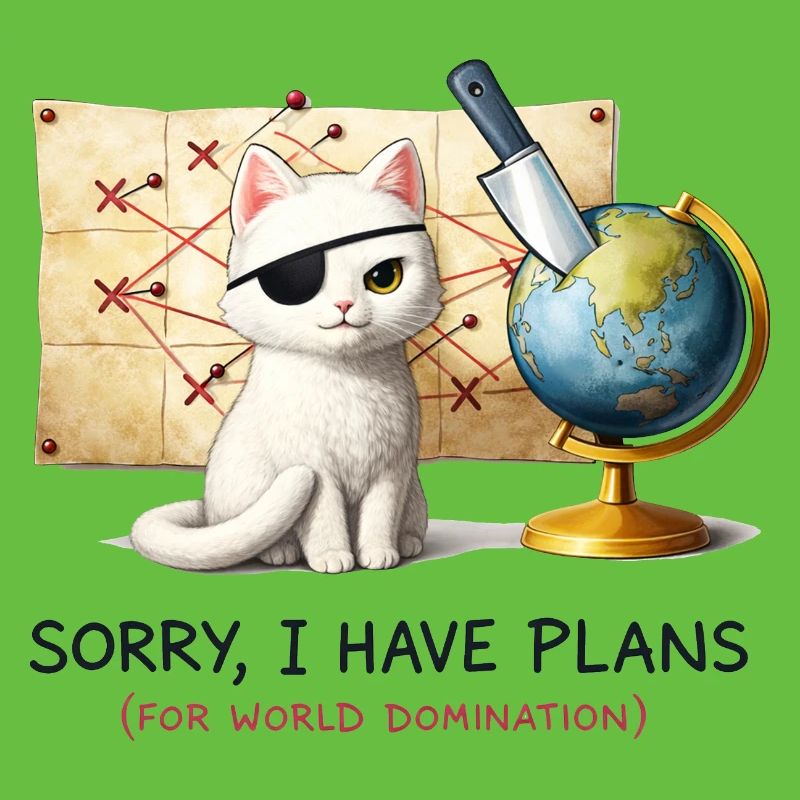 Plans de domination du monde de Evil Cat