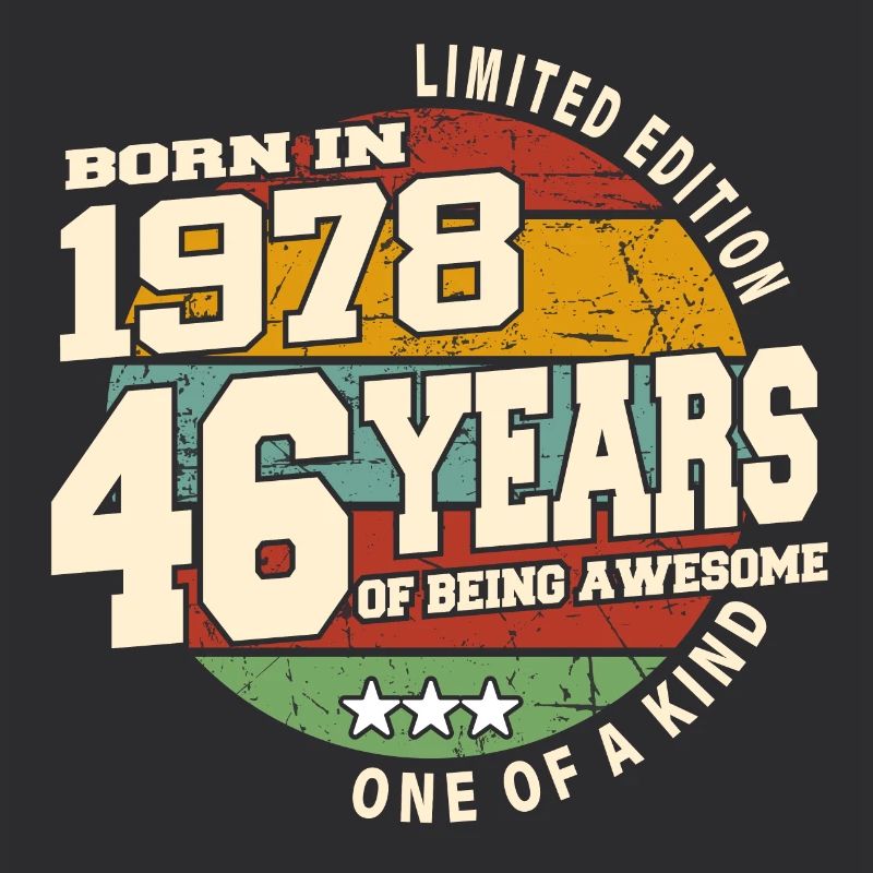 1978 Vintage Retro Classique 46 ans
