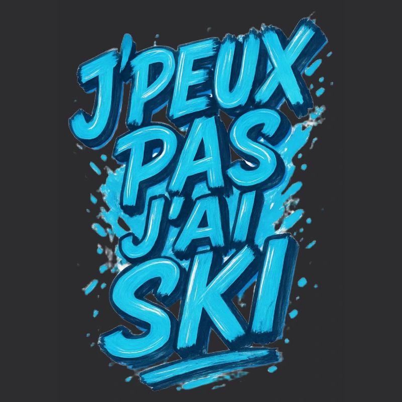 I can't I ski