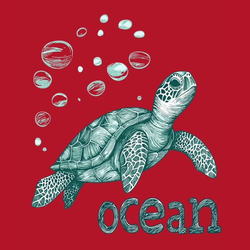 Save the ocean - turtle