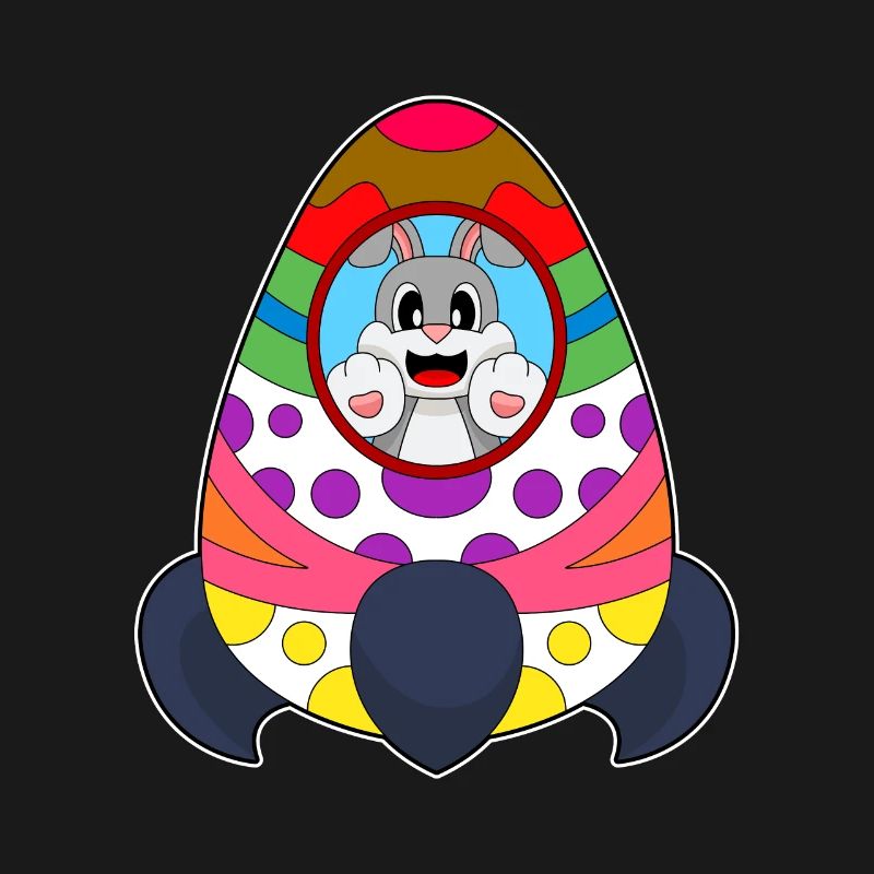 Rabbit Easter Rocket