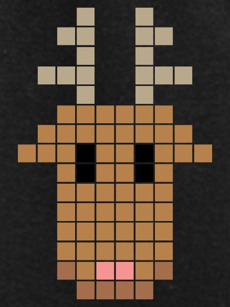 pixel reindeer