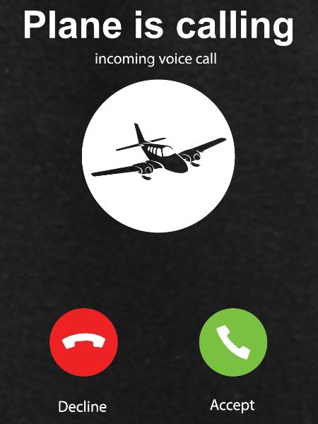 My plane is calling