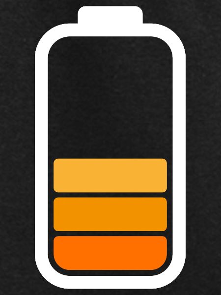 HALF BATTERY - White