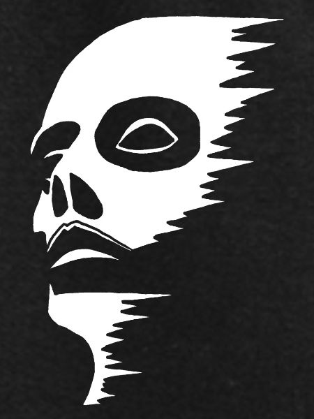 Ghostly face