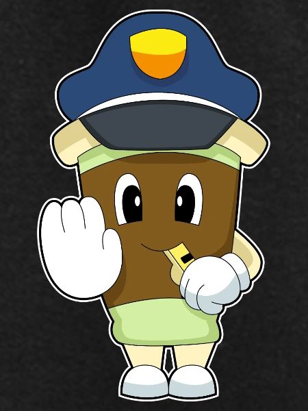 Coffee Policeman Whistle Police