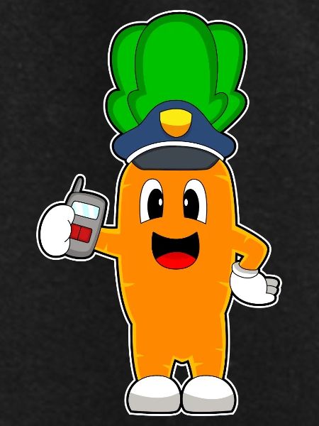 Carrot Policeman Microphone Police