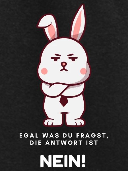 Rabbit says no!