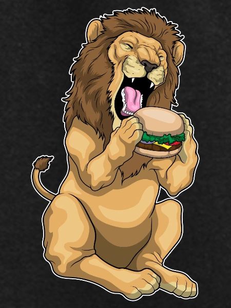 Lion Cheeseburger