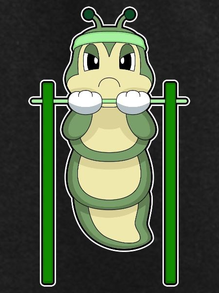 Caterpillar Bodybuilder Pull-ups Bodybuilding