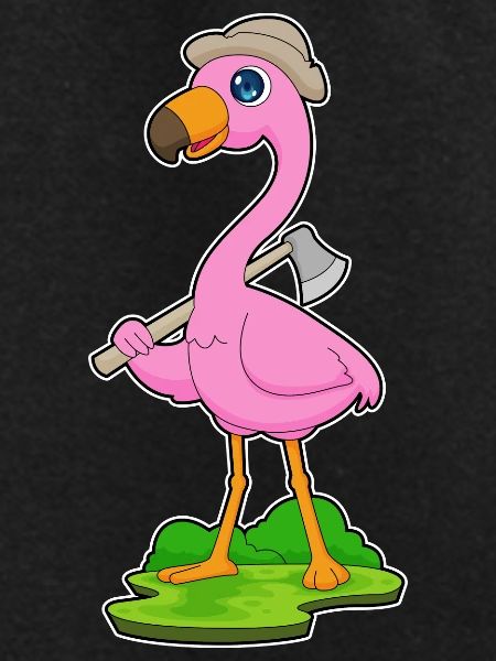 Flamingo Lumberjack Axe