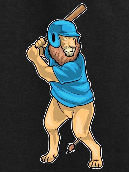 Lion Baseball Baseball Bat