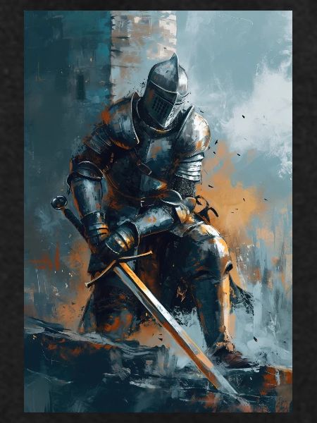 Poster Illustration Chevalier