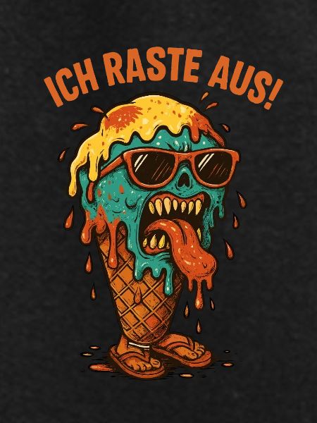Schmelzendes Eisgesicht