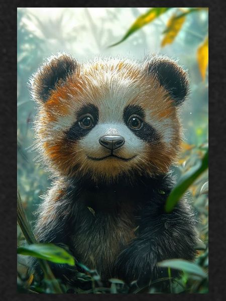 Illustration of a panda