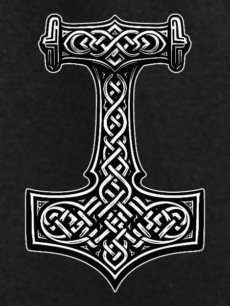 Mjölnir Viking knot symbol