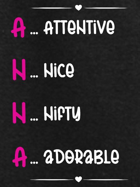 Anna Name Meaning Acrostic