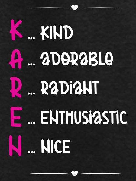 Karen Name Gift