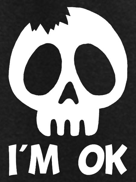 I'm fine (white)