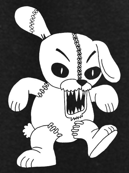 Monstrous white rabbit