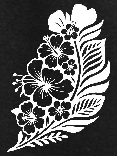 Tropical Hibiscus & Palm