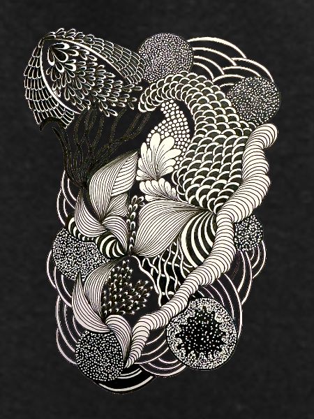Linear flower tendrils