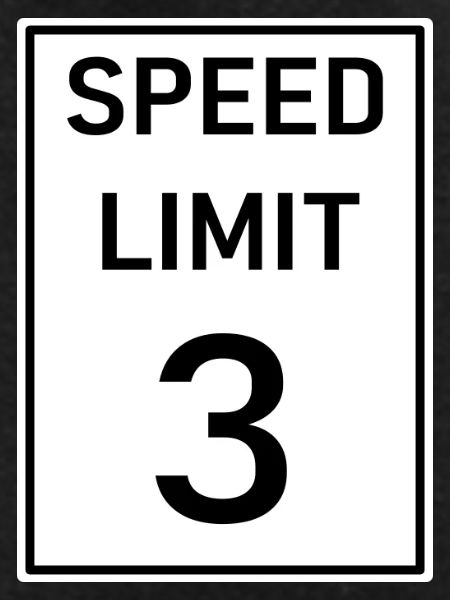 Speed limit 3