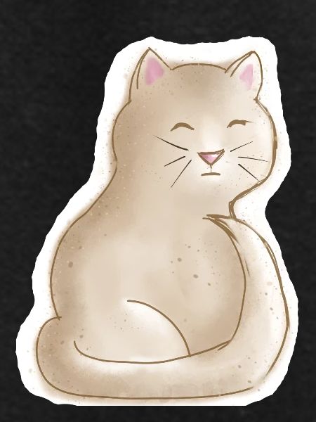 tired kitten